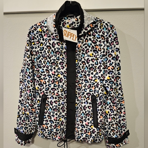 New Lularoe Women's Cheetah Print Jacket sz large - Picture 4 of 6